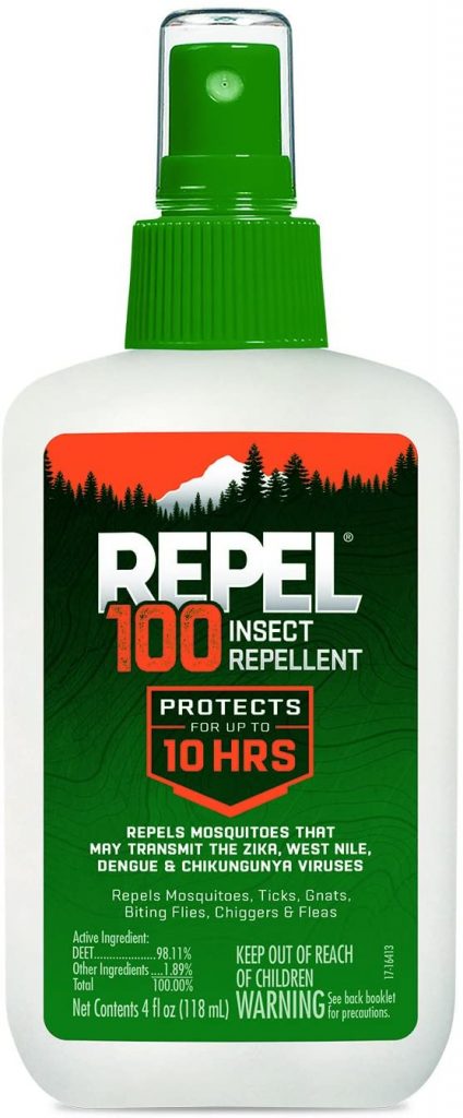 Repel HG-94108 100 Insect Repellent, Pump Spray, 4-Fluid Ounce